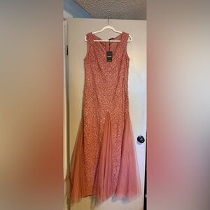 Miusol Coral Sleeveless Maxi Dress